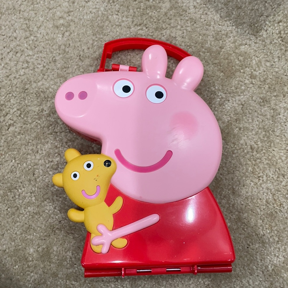 Peppa pig toy case